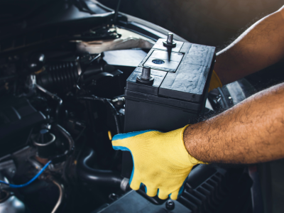 Replacing an auto battery