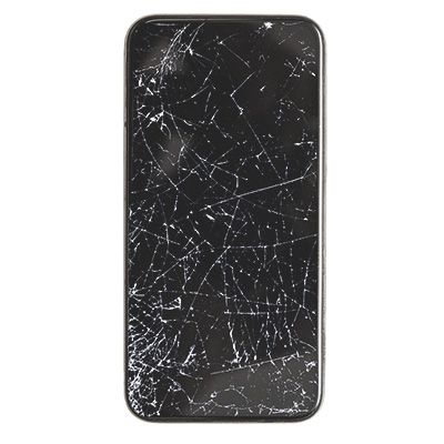 cracked phone