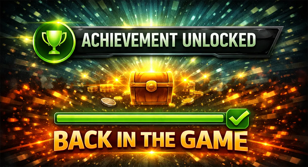 Achievement Unlocked. Back in the Game