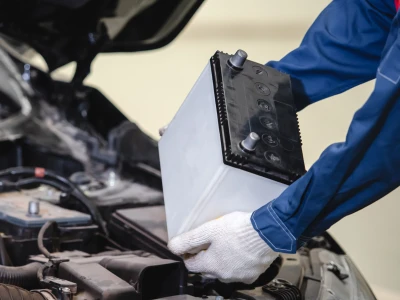 Replacing an auto battery