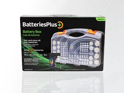 Batteries Plus battery storage box