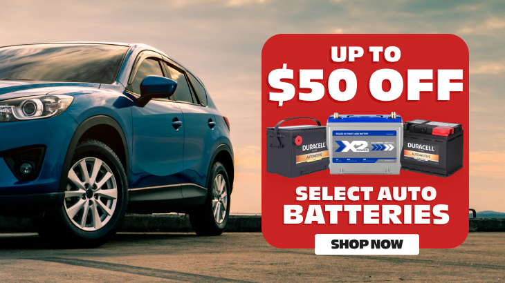 Up To $50 off Select Auto Batteries. Shop Now